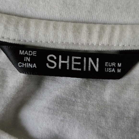 Women's Maybe Later Panda T-Shirt, Cropped Size M Used - Picture 6 of 6